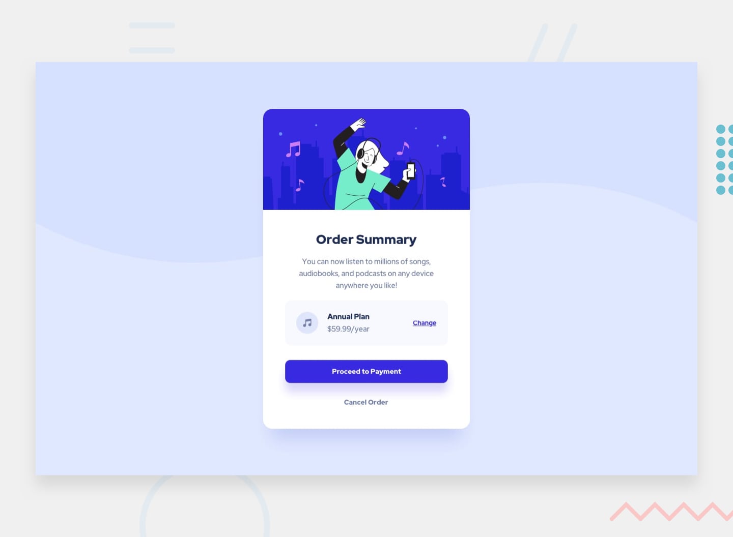 Order Summary Card
